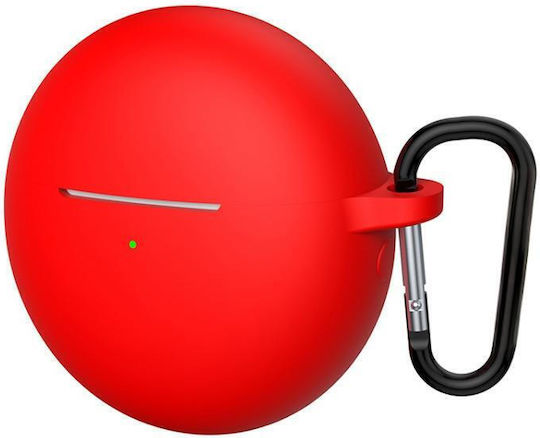 Калъф с кука в Червен цвят за Huawei FreeBuds 7i