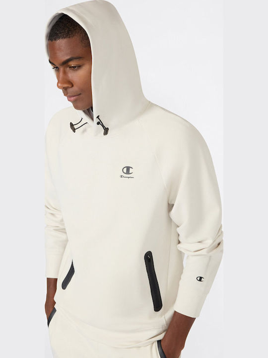 Champion Sweatshirt with Hood Ivory Canvas