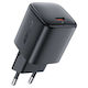 Acefast Φορτιστής Χωρίς Καλώδιο GaN με Θύρα USB-C 45W Power Delivery Μαύρος (A119)