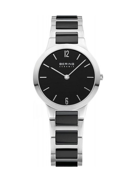 Bering Time Γυναικείο Ρολόι 29mm Μπαταρίας με Μαύρο Μεταλλικό Μπρασελέ