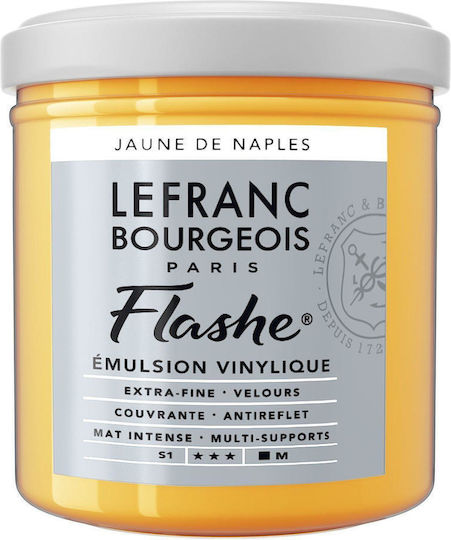 Lefranc & Bourgeois 125ml Flashe Acrylic 191 Series 1 Naples Yellow Shade