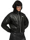 Dare To Damen Puffer Jacke für Winter Black