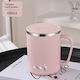 ShuShu Glass Thermos 480ml Light Pink