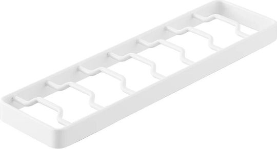 Yamazaki Πιατοθήκη Ντουλαπιού Inox σε Λευκό Χρώμα 8.6x32x2cm Yamazaki Πιατοθήκη Ντουλαπιού Inox σε Λευκό Χρώμα 8.6x32x2cm