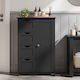 Badezimmerschrank Boden 4 Schubladen 55x30x82 Vasagle Lhc041b02 55x30x82