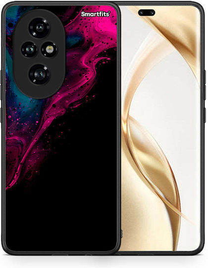 Watercolor Pink Schwarz Honor 200 Pro 5G Handyhülle