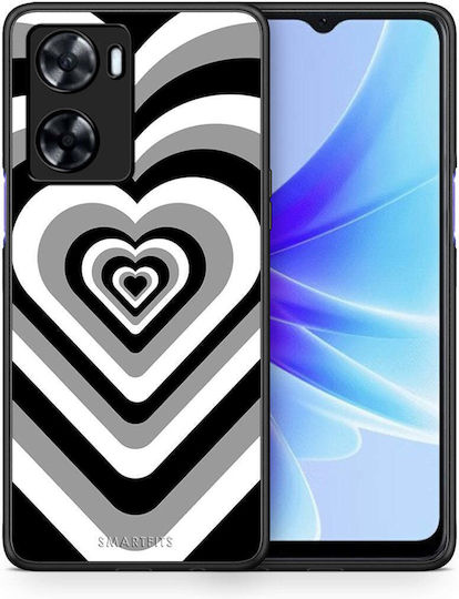 Black Hearts Oppo A57s A77s A77 Case