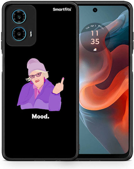Grandma Mood Schwarz Motorola G34 5G Handyhülle