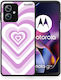Lilac Hearts Motorola Moto G54 Case