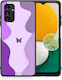 Purple Mariposa Samsung Galaxy A04s Θήκη