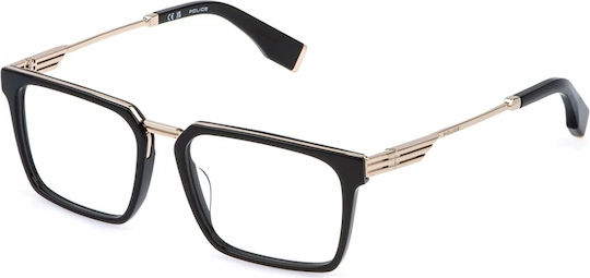 Police Vplq77e 300w 54 Rame Ochelari Negre