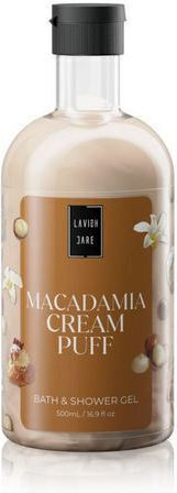 Lavish Care Macadamia Cream Puff Αφρόλουτρο σε Gel με Aloe Vera & Άρωμα Πούδρα 500ml