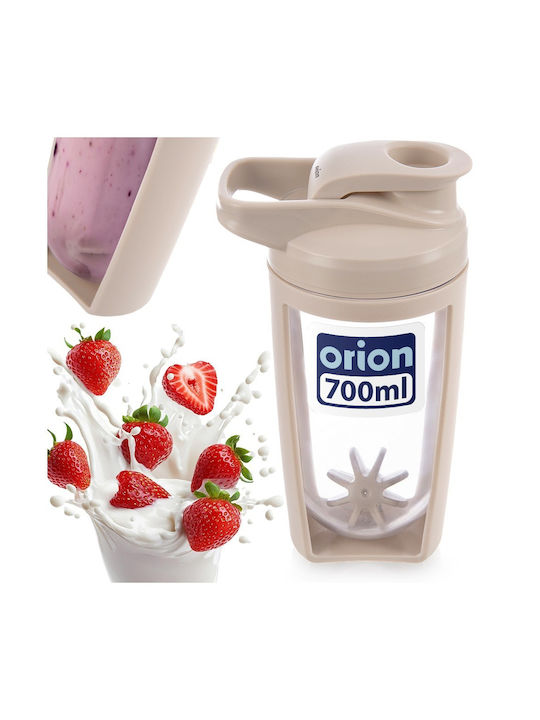 Orion Shaker Πρωτεΐνης 700ml Πλαστικό Μπεζ