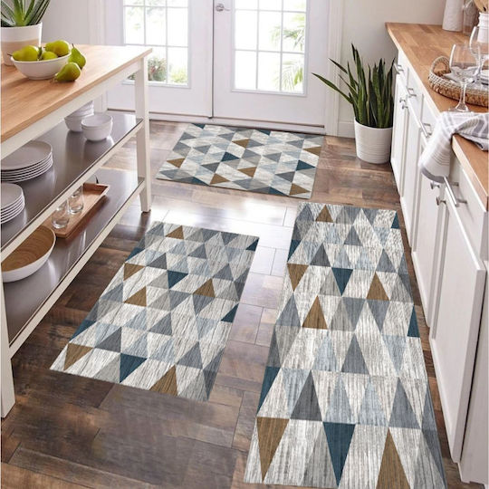 Homeone Rectangular Kitchen Mat with Anti-slip Underlay Cil-31 120x180εκ.