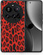 Animal Rote Leopard Xiaomi 15 Ultra 5G Handyhülle
