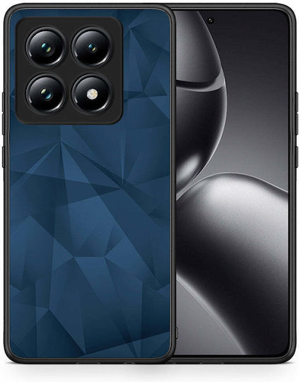 Geometrische Blaue Abstrakte Xiaomi 14t Pro Handyhülle