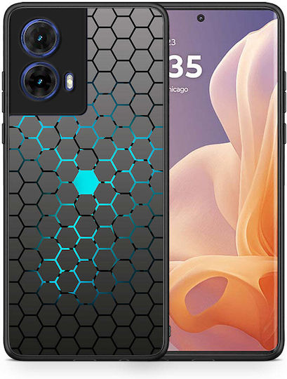 Husă Geometrică Hexagonală Motorola Moto G85