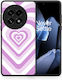 Lila Herzen OnePlus 13 Handyhülle