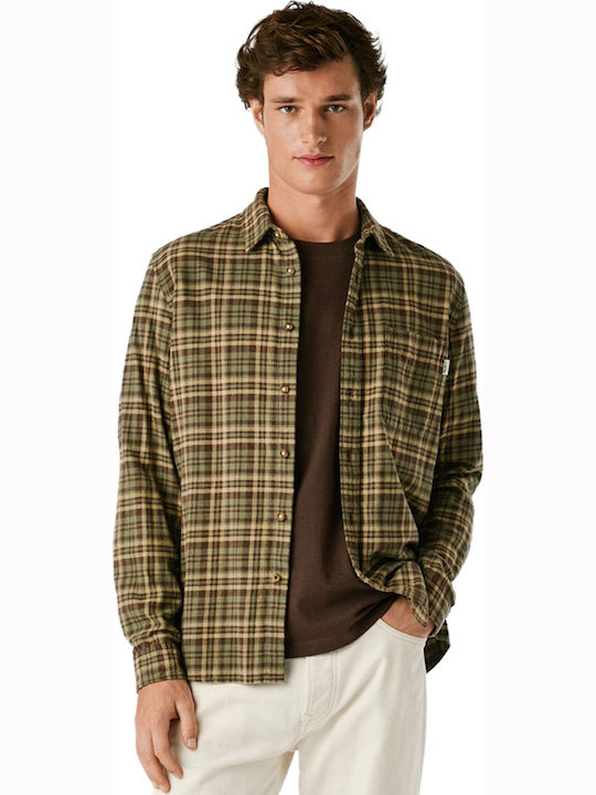 Μακρυμάνικo Overshirt Military Green PM3090828-679