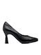 Leather Black Heels
