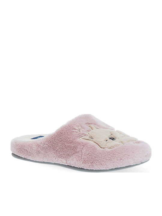 Damen Hausschuhe Tiere Rosa
