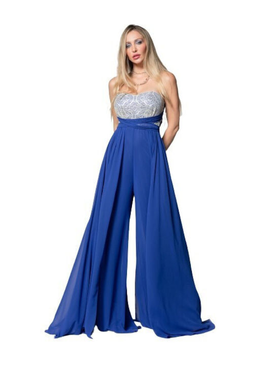 Damen Einteiler Anzug navy