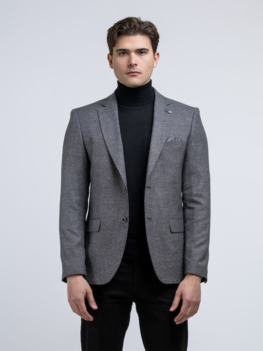 Alter Ego Men's Suit Jacket Slim Fit Gray
