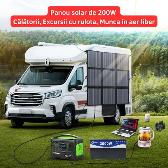 Taggo 200w Klappbares Solar Batterieladegerät Tragbares Flexibles Design Ip67 Mc4 Zu Anderson Xt60 Dc5521 7909 Ladekabel
