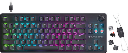 Turtle Beach Vulcan II TKL Гейминг Клавиатура Без ключове с RGB подсветка (Английски US) Черен
