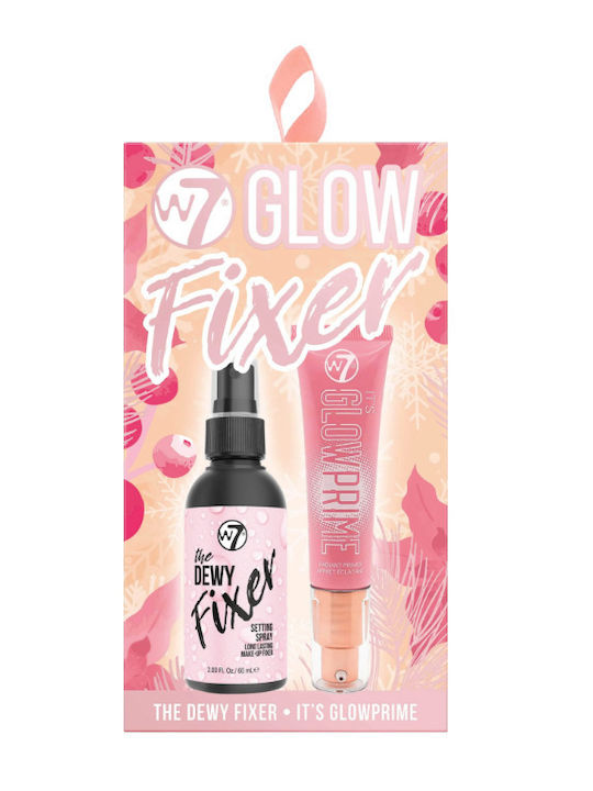 W7 Cosmetics Glow Fixer Tree Hanging Сет за грим за лице Лице 2бр