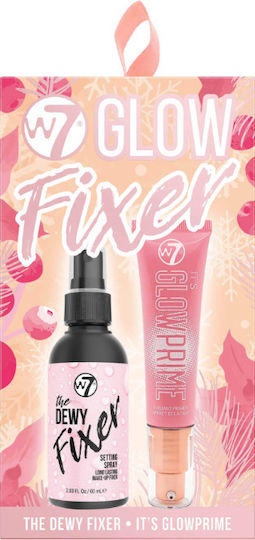 W7 Cosmetics Glow Fixer Tree Hanging Makeup Set for the Face 2pcs