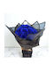 Glitter Roses Bouquet 19 Soap Roses Blue
