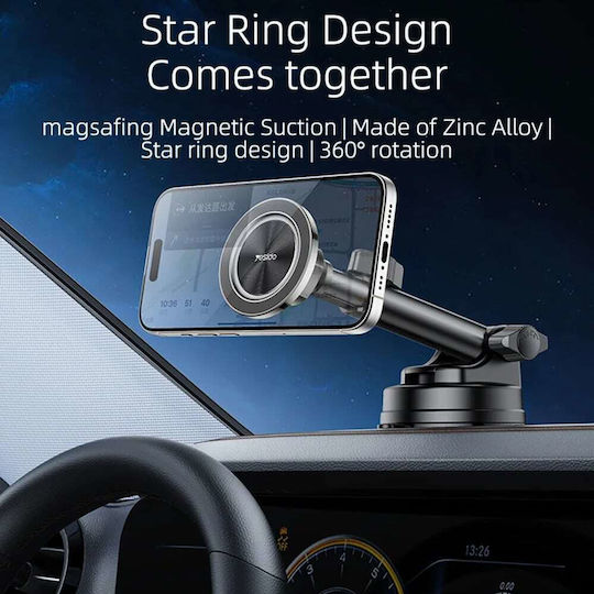 Yesido Handyhalterung Auto 4-7 Zoll mit Magnet Schwarze