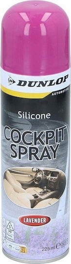 Dunlop Cockpit Cleaning Spray Cleaning and Polishing Spray for Car Dashboard with Aroma Lavender / Fresh 225ml