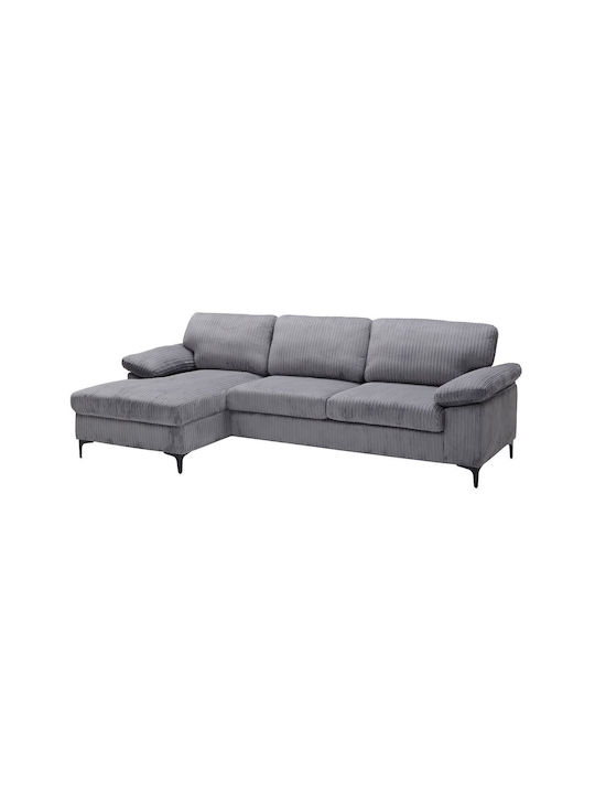 Cyril Ecksofa Grau 267x132x84cm E9583,10