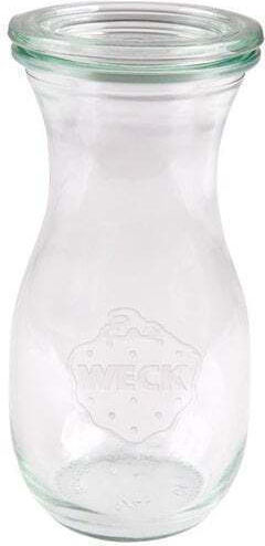 Weck Set 6Stück Gläser Allgemeine Verwendung mit Deckel Glas Transparent 290ml