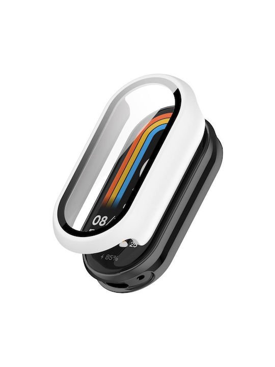 Xiaomi Smart Band 9 Ceramic 8 Xdfind Tempered Film Integrated Pc Watch Protective Cover White Xiaomi Smart Band 9 Ceramic 8 Xdfind Tempered Film Integrated Pc Watch Protective Cover White