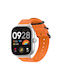 Buckle Nylon Canvas Strap Xiaomi Smart Band 9 Pro/8 Pro Redmi Watch 5/4 Orange