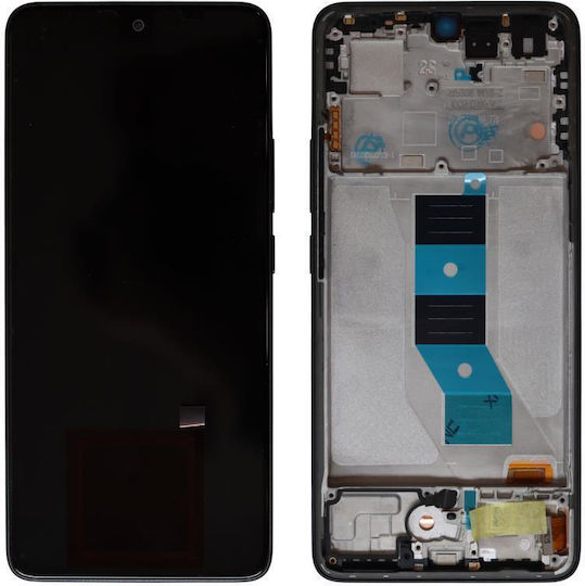 Screen with Touch Mechanism and Frame for Xiaomi Redmi Note 14 5G (Black)