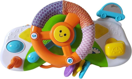 Winfun Steering Wheel made of Fabric with Music, Light, and Sounds for 3++ Months