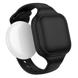 Локатор Съвместим С Apple Find My Hoco E91e Тип Гривна Черен