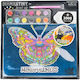 Nice Diamantiny Mosaic Canvas Crystal Art “Multicolored Butterfly” Crystals & Mirror Background 96011 8+ Years