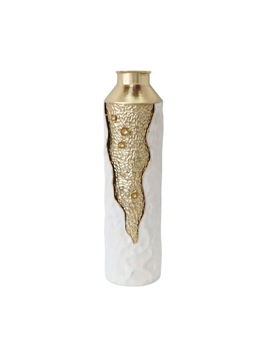 Marhome Διακοσμητικό Βάζο Metallisch Gold 17.8x17.8x65.4cm 1Stück