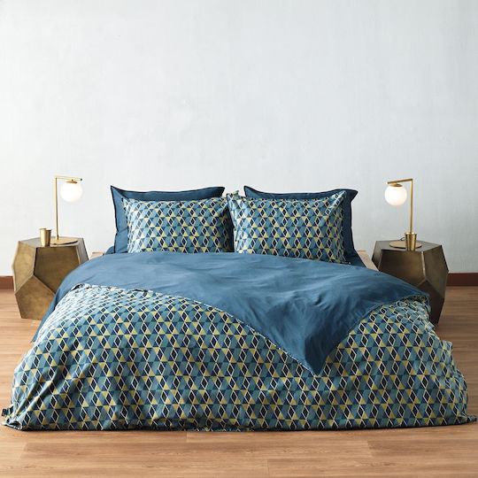 Kentia Комплект Плик за Завивка Памучен Кинг Сайз с 2 Калъфки 260x240 Zahos 01