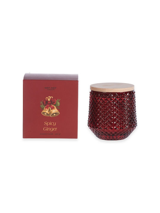 Nef-Nef Homeware Spicy Ginger Christmas Red Candle