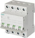 Siemens 4-Poles Panel Push Switch 100A