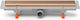 Chudej Stainless Steel Channel Floor with Output 40mm Bronze