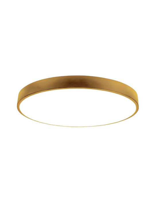 Vivalux Luka Ceiling Mount Light 50cm Gold with...