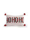 Nef-Nef Homeware Husă Decorativă de Crăciun pentru Pernă Dreptunghiulară Ho Alb 30x50buc