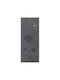 Nef-Nef Homeware Snow Christmas Case for Cutlery Fabric Gray L26xW10xD2cm.